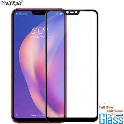 For Glass Xiaomi Mi 8 Lite Screen Protector Full Glue Cover Tempered Glass For Xiaomi Mi 8 Lite Glass 8 Youth / 8X Phone Film
