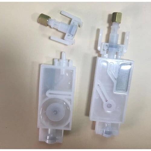 10PCS dx5 ink damper with connector for mimaki jv33 jv5 cjv30 roland mutoh Galaxy Human wit-color dx5 print head dumper filter