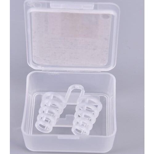 1PCS Anti Snoring Nose Clip Breathable Easy Sleep Snore Stopper Aid Nasal Dilators Device Congestion Aid No Strips Cones