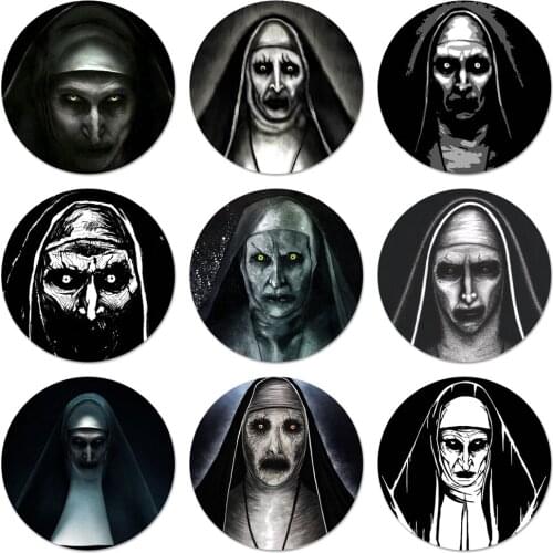 Sister nun Icons Pins Badge Decoration Brooches Metal Badges For Clothes Backpack Decoration