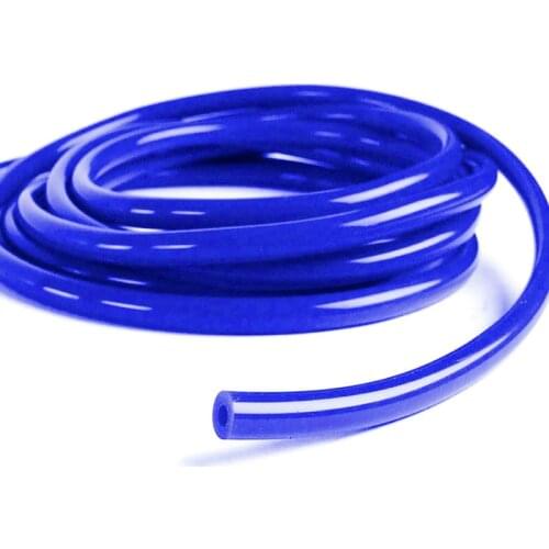 1pcs 5M 4mm Blue Car Vacuum Hose Heat resistant Silicone Vacuum Pressure Hose Tube Auto Accessories