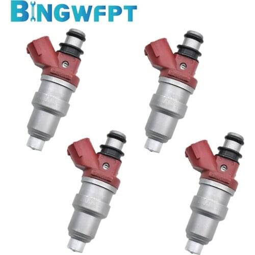 4PCS Fuel Injectors Nozzle for Camry Vista Petrol 1.8L 1990-1994 23250-74130 23209-74130