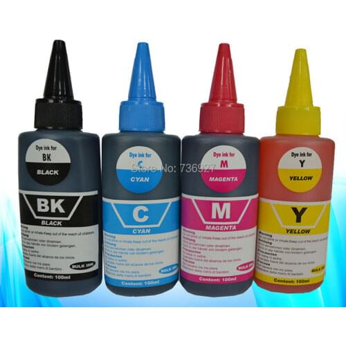 4X 100ml LC509 LC505 LC529 LC525 LC535 LC539 Refill Dye ink for Brother DCP-J100 DCP-J105 MFC-J200 inkjet printer