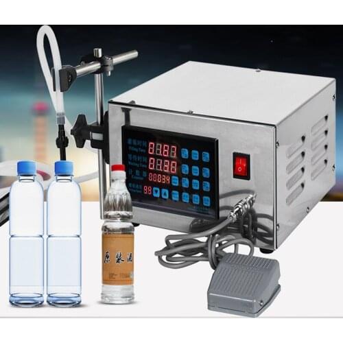 5ml-3500ml Water Liquid Filling Machine 220V/110V Automatic Quantitative Filling Machine CNC Control Small Bottle Filler XK-580
