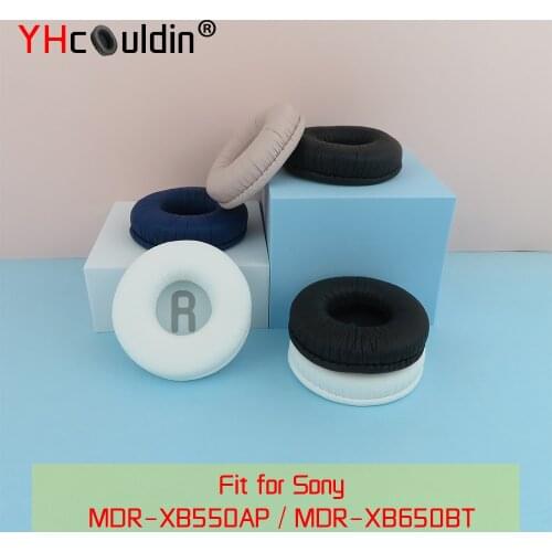 Earpads for Sony XB550AP XB650BT MDR-XB550AP MDR-XB650BT Headphones Ear Cushions Covers PU Ear Pad Replacement