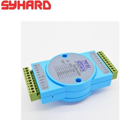 Analog input module current and voltage collector AI to 485modbus rtu high precision DAQM-4200