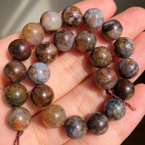 6/8/10mm Natural Stone Beads Pietersite Beads Round Loose Beads For Jewelry Making Diy Bracelets Earring 7.5inch