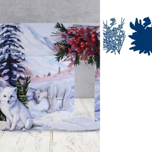 Wild Primrose Metal Cutting Dies Scrapbook Diary Decoration Stencil Embossing Template DIY Greeting Card Handmade 2021 New