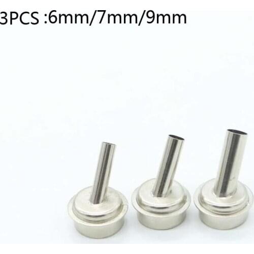 3pcs Air Gun Head For Microscope A8 A9 Cpu Blade Fly Line 45 Degrees Air Gun Nozzle For Quick 861dw Tr1300a