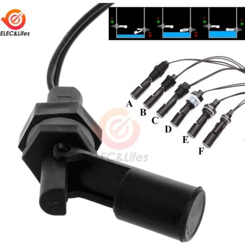 Horizontal Float Sensor Switch Side Mount Liquid Water Level Sensor Controller Automatic Water Pump switch Aquarium Tank Pool
