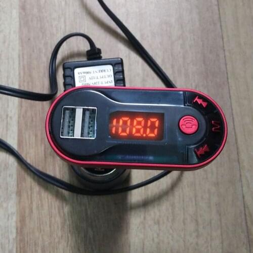 Hot Car FM Transmitter Wireless Bluetooth Car Kit Hands-free Calling Wireless Music MP3 Player USB Charger TF 3.5 jack 3 Color
