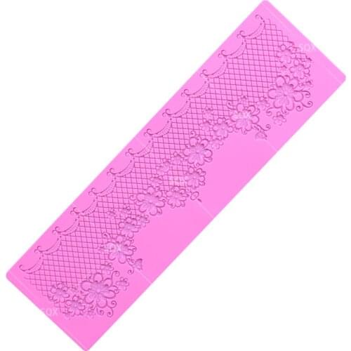 Wholesale Food Grade Silicone Lace Mold Cake Decoration Fondant Cake 3D Mold Baking Silicone Mould LS123
