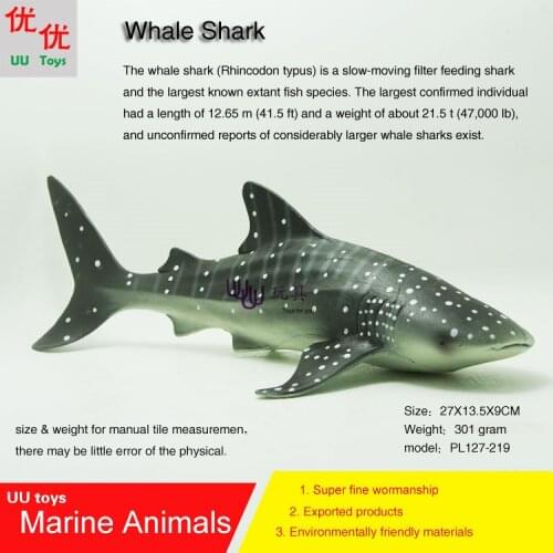 Hot toys Whale Shark Simulation model Marine Animals Sea Animal kids gift educational props (Rhincodon typus) Action Figures