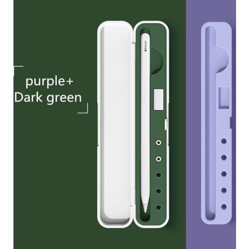 Portable Pencil Storage Box for Apple Pencil 1st/2nd Generation Case Plastic Hard Cover Storage Case for Ipad Pencil Accessories