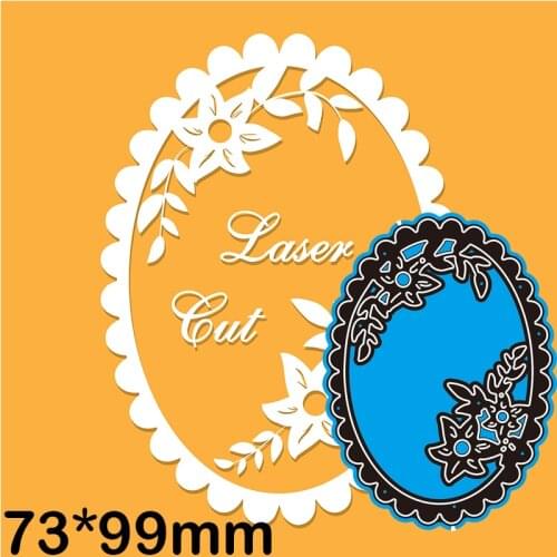 Cutting Dies Hollow Flower Lace Metal for DIY Scrapbooking Photo Album Embossing Paper Card 73*99mm
