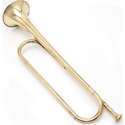 Retro B Flat Bugle Trumpet School Band Cavalry Beginner Military Orchestra New Drop Shipping