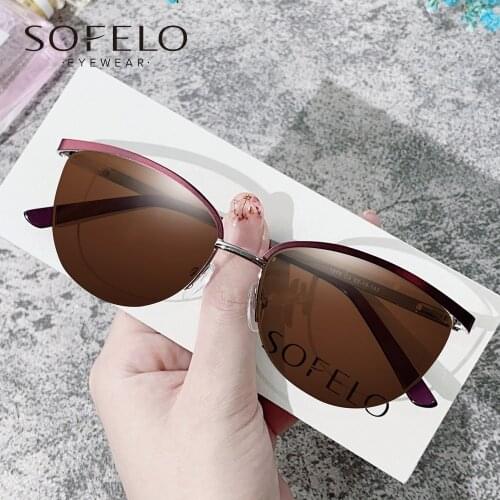 Semi Rimless Polarized Prescription Sunglasses Female Optical Myopia Sun Glasses Women Progressive Bifocal Multifocal Eyewear