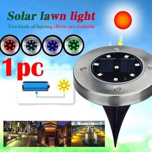 Solar LED Outdoor Path Light Spot Lamp Yard Garden Lawn Landscape Waterproof