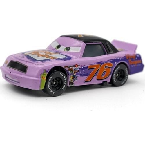 Disney Pixar Cars 2 3 No.76 Vinyl Toupee Metal Diecast alloy Toy Car model for children gift 1:55 Brand toys New In Stock