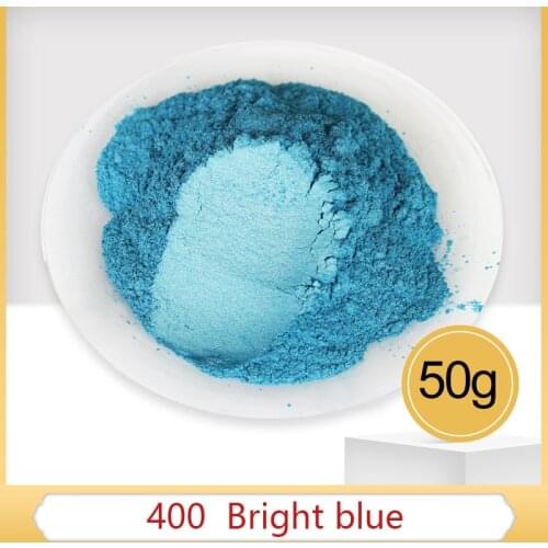 Pearl Powder Pigment Mineral Mica Powder DIY Dye Colorant for Soap Automotive Art Crafts 50g Glossy