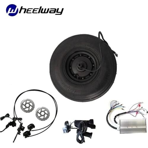 18inch 60V 1500W 18x9.5-8 fat tyre hub motor kit tire vacuum tire electric motorcycle wheel brushless non-gear hub motor