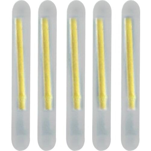5Pcs Luminous Fishing Extension Rod Glow Stick Professional Green Light Night Fishing Float Rod Fishing Accessories