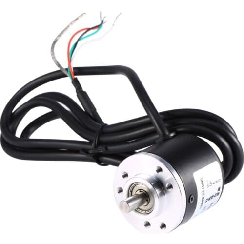 600 Pulses Incremental Optical Rotary Encoder AB Two-phase 5-24V 600 Pulses Incremental Optical Rotary Encoder