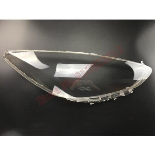 Car Glass Head Light Lampshade Lamp Shell 2007-2012 Case Transparent Lens Front Headlight Cover Replacement For Mazda 2