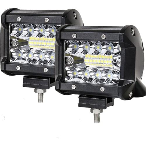 Car LED Work Light Bar Driving Lamp for Offroad Boat Tractor Truck 4x4 Led Fog Lights 12V 24V Headlight for ATV Led Light Bar