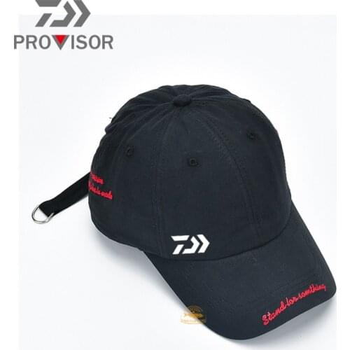 Daiwa Summer Breathable Fishing Sun Hat DAIWA Mens Outdoor Sports Leisure Embroidery Fashion Baseball Adjustable Cap