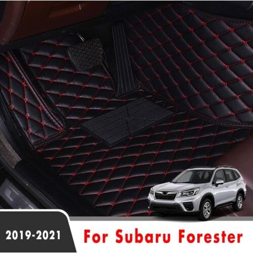 For Subaru Forester 2021 2020 2019 Car Floor Mats Auto Interiors Covers Carpets Custom Accessories Decoration Protect Foot Pads