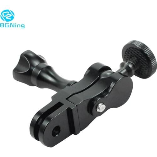 BGNing Metal Ball Head Conversion Bracket Mount Adapter Magic Arm 360 Degree Rotation for GOPRO Xiaoyi GitUp SJCAM Action Camera