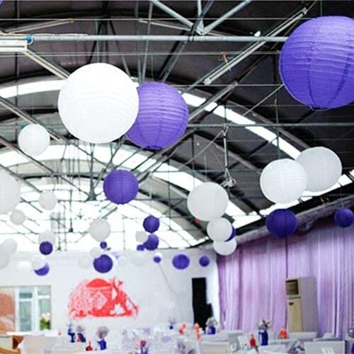 6inch 15cm Round Chinese Paper Lanterns for Wedding Birthday Party Decoration Home Bedroom Outdoor Hanging Lanterns DIY Lampion