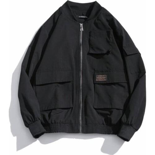 Spring autumn jacket male bomber jacket casual streetwear male jackets and coats Baseball uniform windbreaker coat