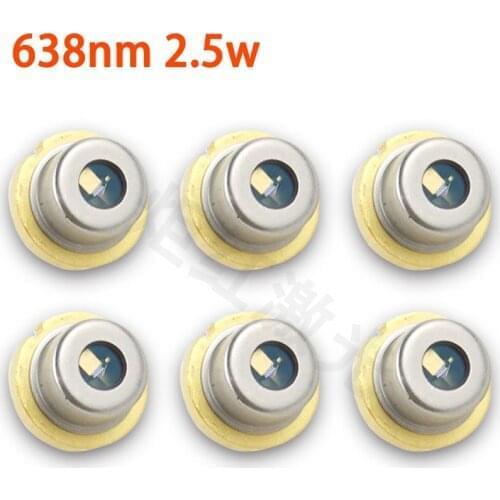 Mitsubishi ML562G84/ML562G85 TO5-9mm Red 638nm 2.5W High Power Laser Diode (2/3 Beams)