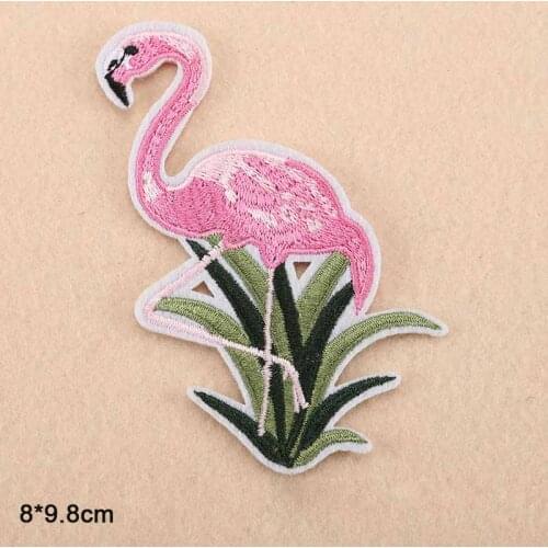 Lobster Mermaid Flamingo Wholesale Iron on Embroidered Cloth Clothes Patch For Clothing Girls Boys Woman