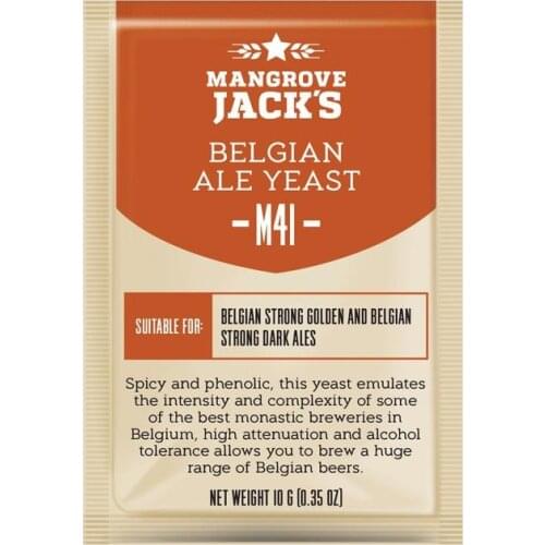 M41 Bel Gian Ale Yeast Mangrove Jacks Imported Yeast 10g Beer-specific Yeast Family Party-made wine accessories hops 1pcs