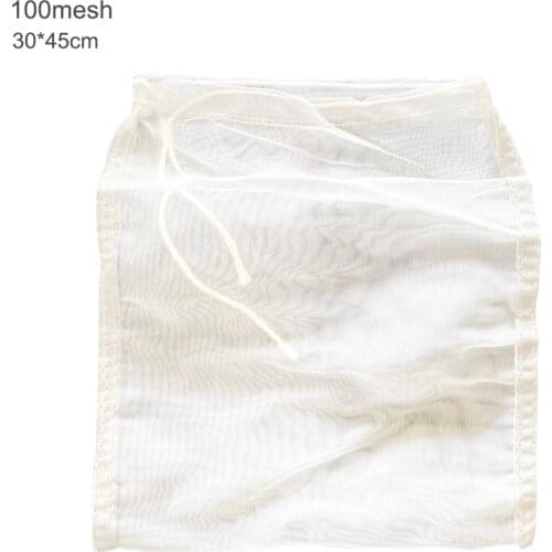 Nut Milk Bag Commercial Grade Reusable Almond Milk Bag Strainer Fine Net Nylon Cheesecloth Cold Brewing Coffee Filter Kitchen