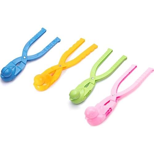 Cartoon Lovely Duck Shaped Snowball Maker Clip Children Outdoor Winter Snow Sand Mold Tool Creative Outdoor Fun Travel Set
