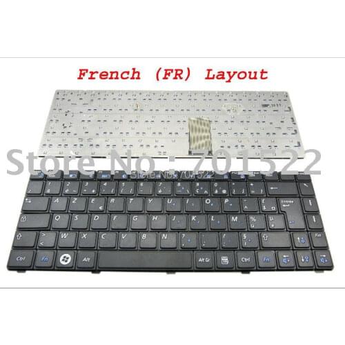 New Laptop keyboard for Samsung R428 R429 R463 R465 R467 R468 R470 R440 Black French FR AZERTY Clavier - V102360BS1 FR