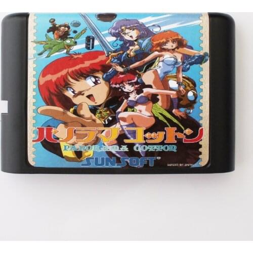 Panorama Cotton 16 bit SEGA MD Game Card For Sega Mega Drive For Genesis