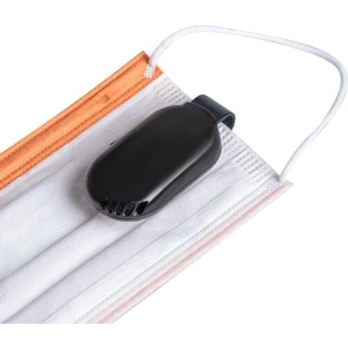 Wearable Air Purifiers USB Clip Design Smooth Surface Widely Applied Replaceable Air Filter Face Cover Fan for Outdoor Activity