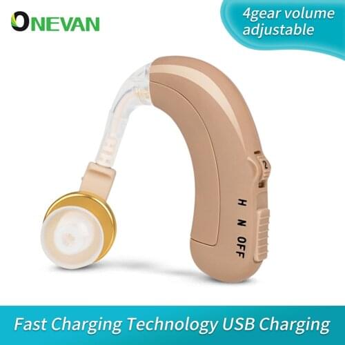 Rechargeable Mini Digital Hearing Aid Amplifier Wireless Ear Aids For The Elderly Moderate To Severe Loss Ear Care Drop Shipping