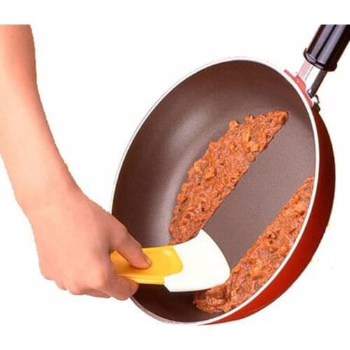 Pan Cleaning Scraper Silicone Kitchen Spatula Cake Baking Tool Pastry Spatulas