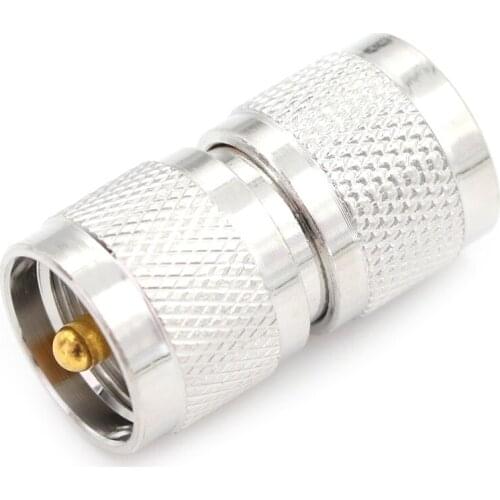 UHF PL259 Male To UHF PL-259 Male Plug RF Coaxial Adapter Connector Double Straight Long RF Coax Adapter Connector 1PCS