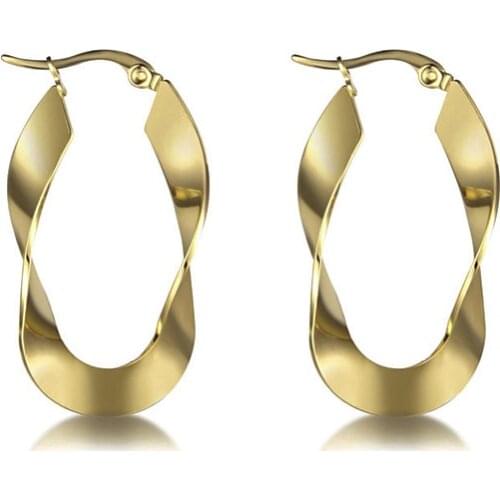 Vintage Geometric Titanium Steel Metal Earrings Set For Women Punk Gold Color Dangle Drop Earrings 2021 Trend Set of Earrings