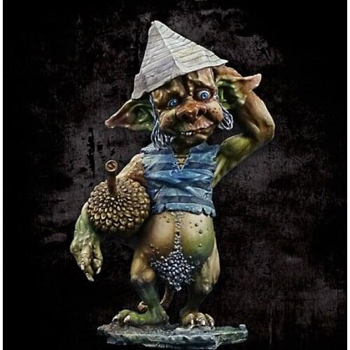 1/32 54mm ancient man food raiders in left Resin figure Model kits Miniature gk Unassembly Unpainted