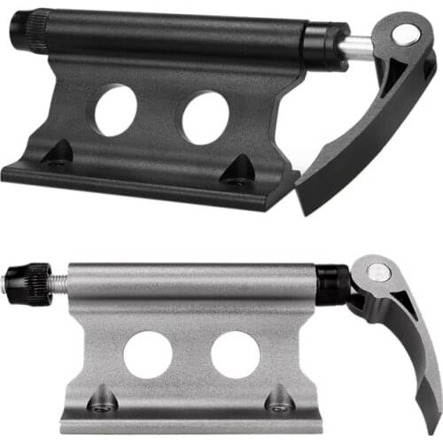 2 Pcs Bike Fork Mount Bicycle Truck Bed Roof Bike Rack Fork Mount Block Truck Mount for MTB Road Bike Black & Silver