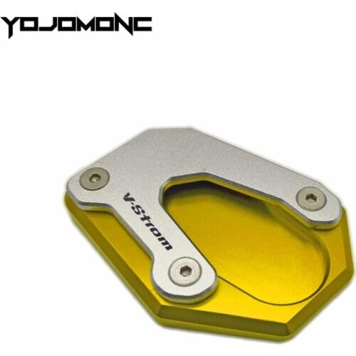 21 para suzuki V-STROM 1050 v-strom 1050xt vstrom 1050 motocicleta kickstand pé suporte lateral extensão almofada placa de apoio