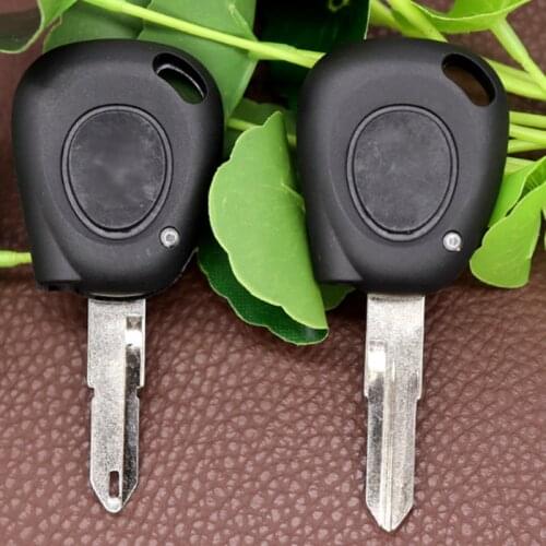 DAKATU 1 Button Replacement Key Shell Case Fob for Renault Megane Clio Scenic 206 Without battery location
